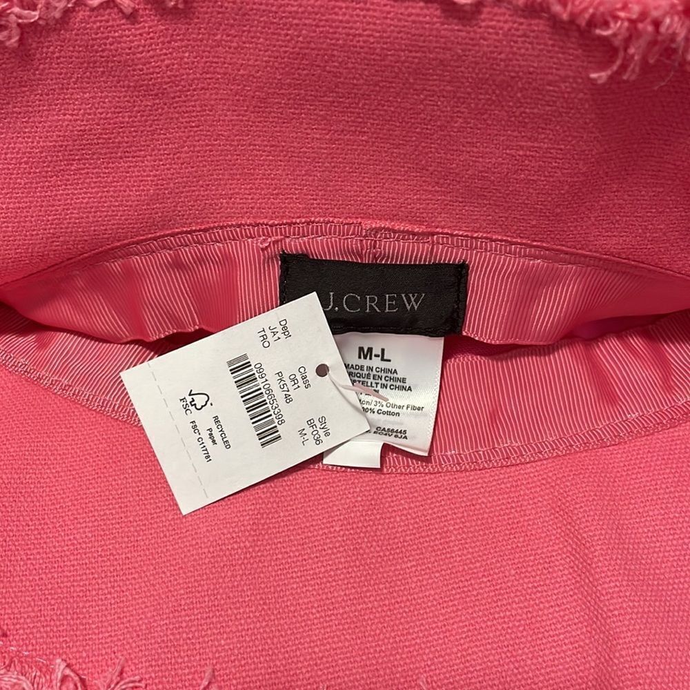 ❤️NWT J. Crew Pink Bucket Hat - Picture 3 of 4